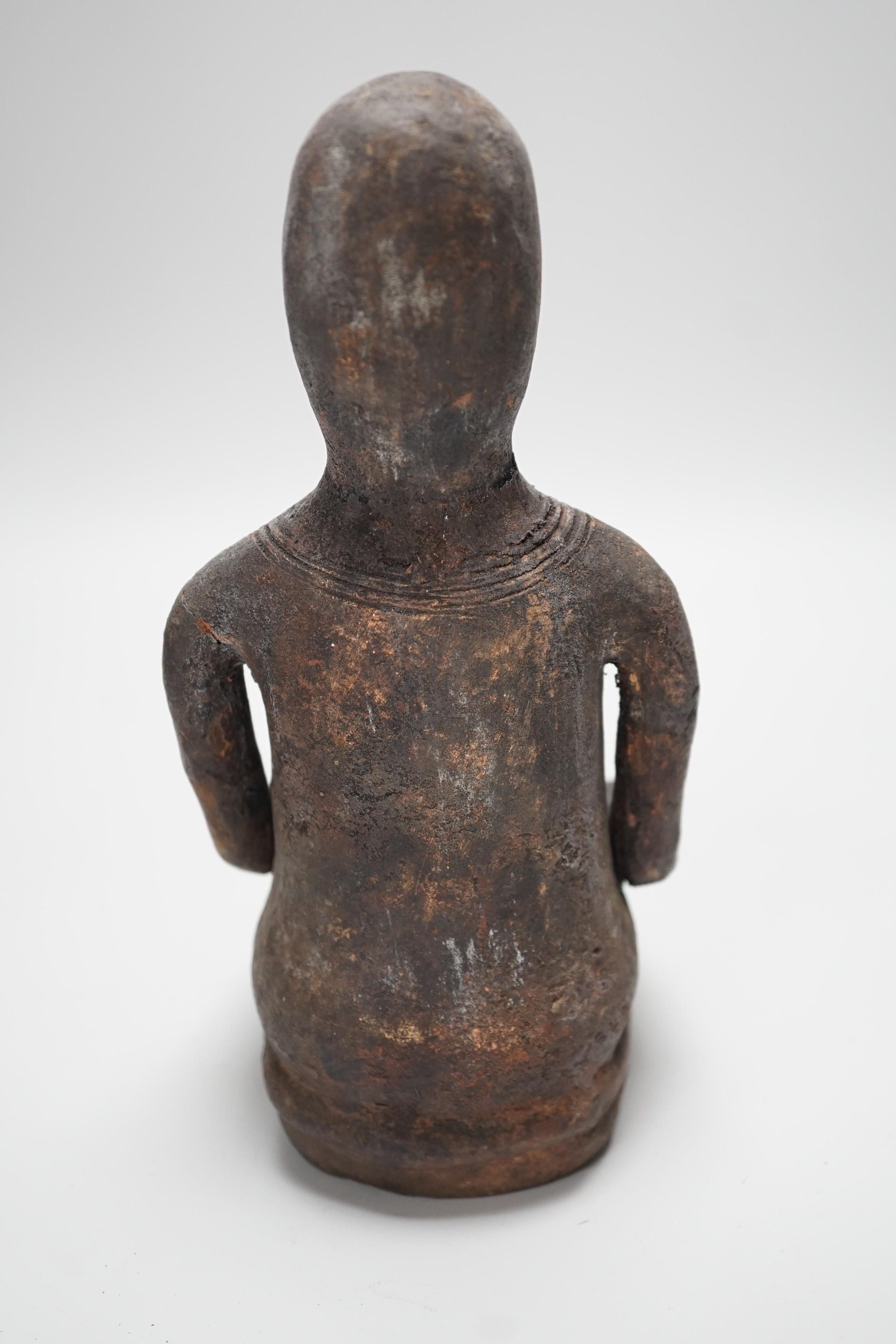An African tribal Terracotta figure Djenne Mali , 24cm